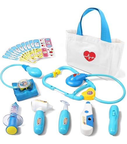 Doc McStuffins Toy Hospital – Bolsa De Médico Con Peluche Lambie, Estetoscopio Y Accesorios De Juego