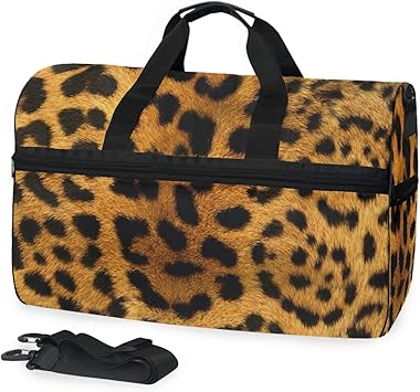 cheetah duffle bag