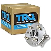 TRQ Rear Wheel Bearing & Hub Assembly with ABS Sensor Compatible with 1998-2002 Chevrolet Prizm 1993-1997 Geo 1993-2002 Toyota Corolla