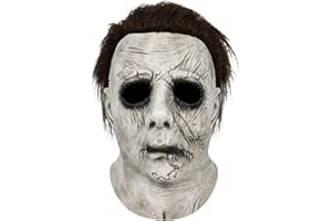 NEVSETPO Halloween Costume Mask Made for Michael Myers, Classic Killer, Quality Horror Masks Scary Costumes for Cosplay