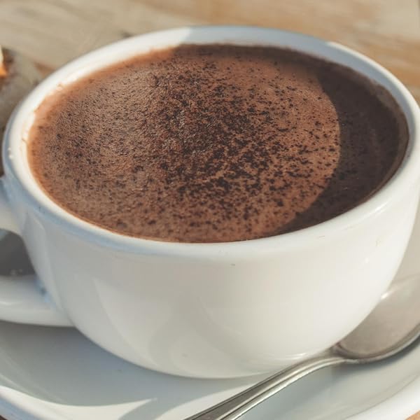 MEXICAN HOT CHOCOLATE, 32 OUNCE (2LB), AUTHENTIC MEXICAN STYLE HOT CHOCOLATE MIX WITH ORGANIC CACAO BEANS AND CINNAMON BY LA MONARCA BAKERY