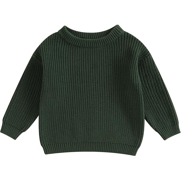 Peecabe Strickpullover Für Jungen 1–5 Jahre – Gestreifter Baumwollpulli Mit Rundhals