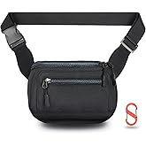 RFID Blocking Anti Theft Fanny Pack for Women and Men with Safety Hook for Travel and Daily Commute Water Resistant Crossbody Waist Bag Multiple Pockets Lightweight QUATIAN