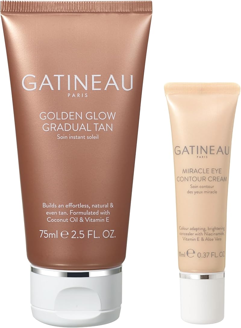 Gatineau Miracle Eye Contour Cream 11ml & Golden Glow Gradual Tan 75ml Duo
