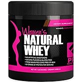 PRO NUTRITION LABS Whey Protein Powder for Women Vanilla Powder - Low Carb Gluten-Free Grass-Fed rBGH-Free - Supports Weight Loss - Natural Stevia Sweetened Protein Shake, 20g (Creamy Vanilla, 1lb)