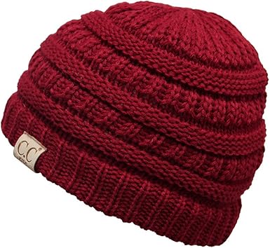 kids red winter hat