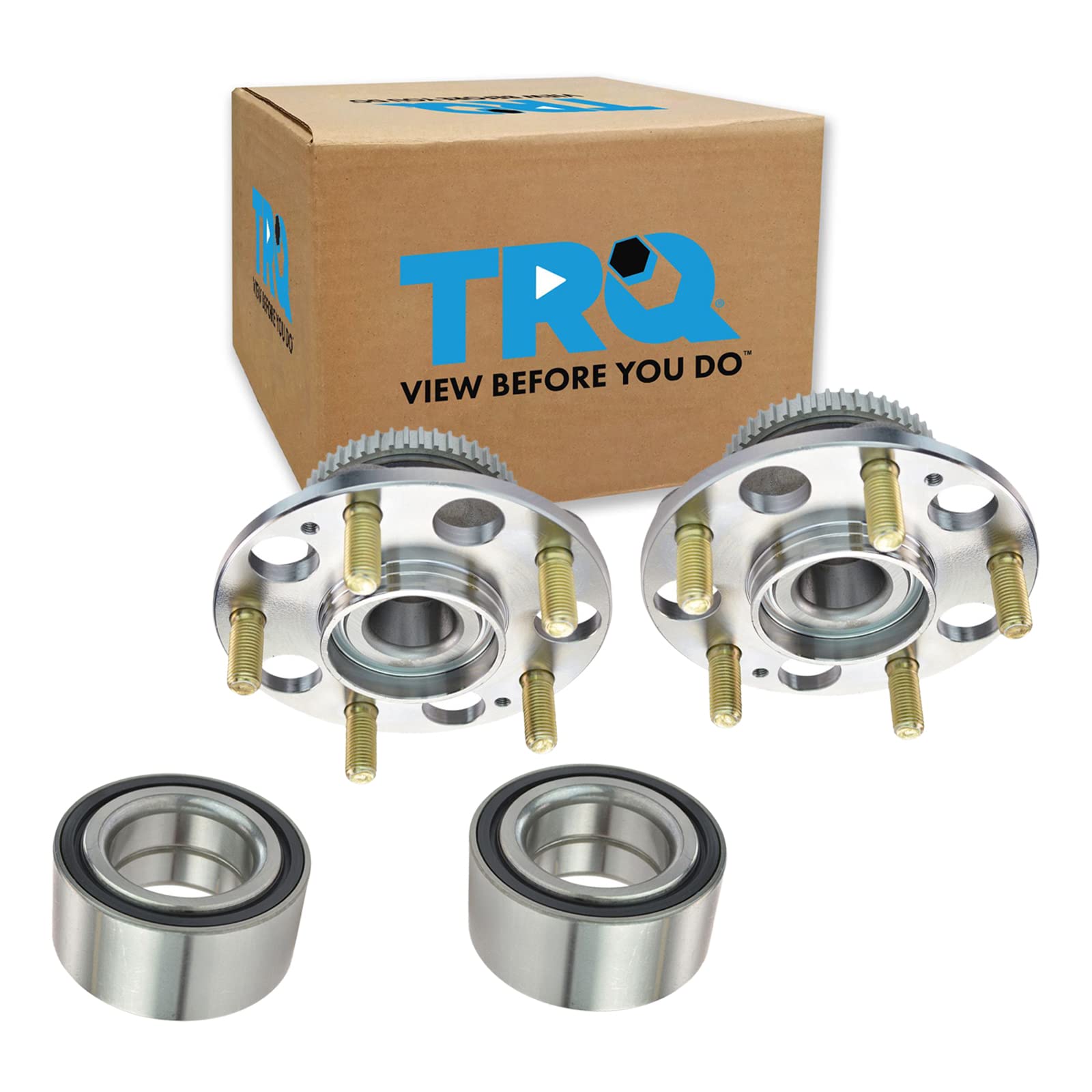 Photo 1 of TRQ Wheel Hub Bearings Assembly Set Compatible with 2004-2008 Acura TL 2003-2007 Honda Accord
