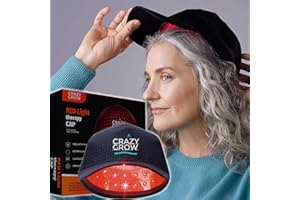 Kadielona Laser Hair Growth Cap, Lightweight and Comfortable Device for Regrowth - Unisex Hair Loss Treatments Hat for Men Women - Red Light Therapy