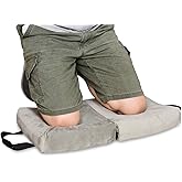 i frmmy Memory Foam Extra Thick Kneeling Cushion Pad- Garden Kneeler for Gardening, Bath Kneeler for Baby Bath, Knee Mat for Work, Extra Large 22x 12 Inch, Thick 2.9 Inch (Gray)