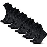 DANISH ENDURANCE Hiking Socks, Lightweight, Merino Wool Socks for Men & Women, Moisture Wicking & Thermal, 3 or 5 Pack
