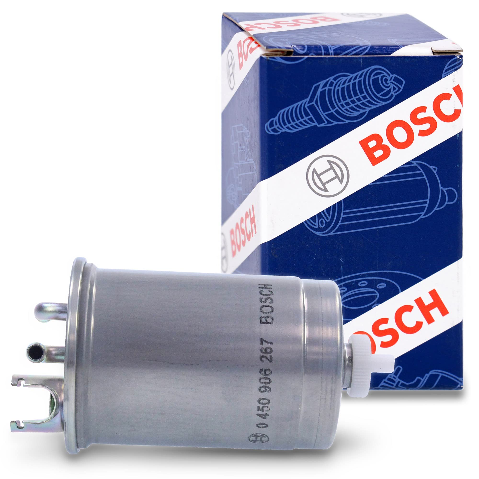 Bosch N6267 Car Diesel Filter - Separates Particles and Water from Fuel - Protects the Injection System