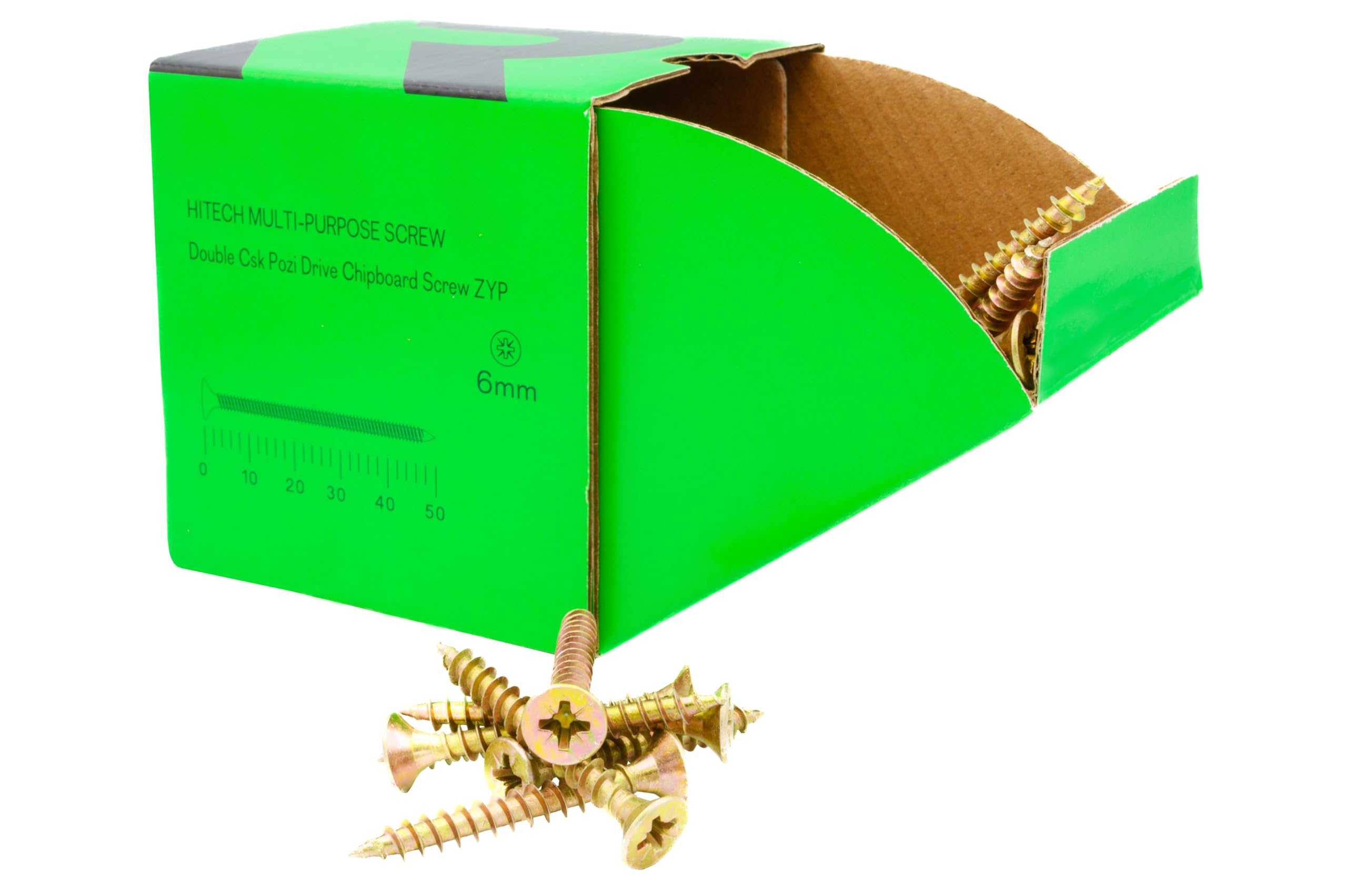 Rikä MPSR034 6.0 x 50mm YZP Hitech Multi-Purpose Screw 100pk