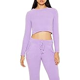 Forever 21 Womens Fuzzy Knit Cropped Sweater