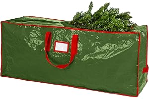 Handy Laundry, Christmas Tree Storage Bag - Stores 7.5 Foot Artificial Xmas Holiday Tree, Durable Waterproof Material, Zippered Bag, Carry Handles, Protects Against Dust, Insects and Moisture.