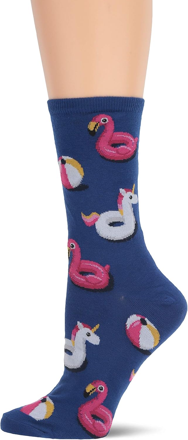 Hot Sox Women's The Outdoors Novelty Crew at  Women’s Clothing store