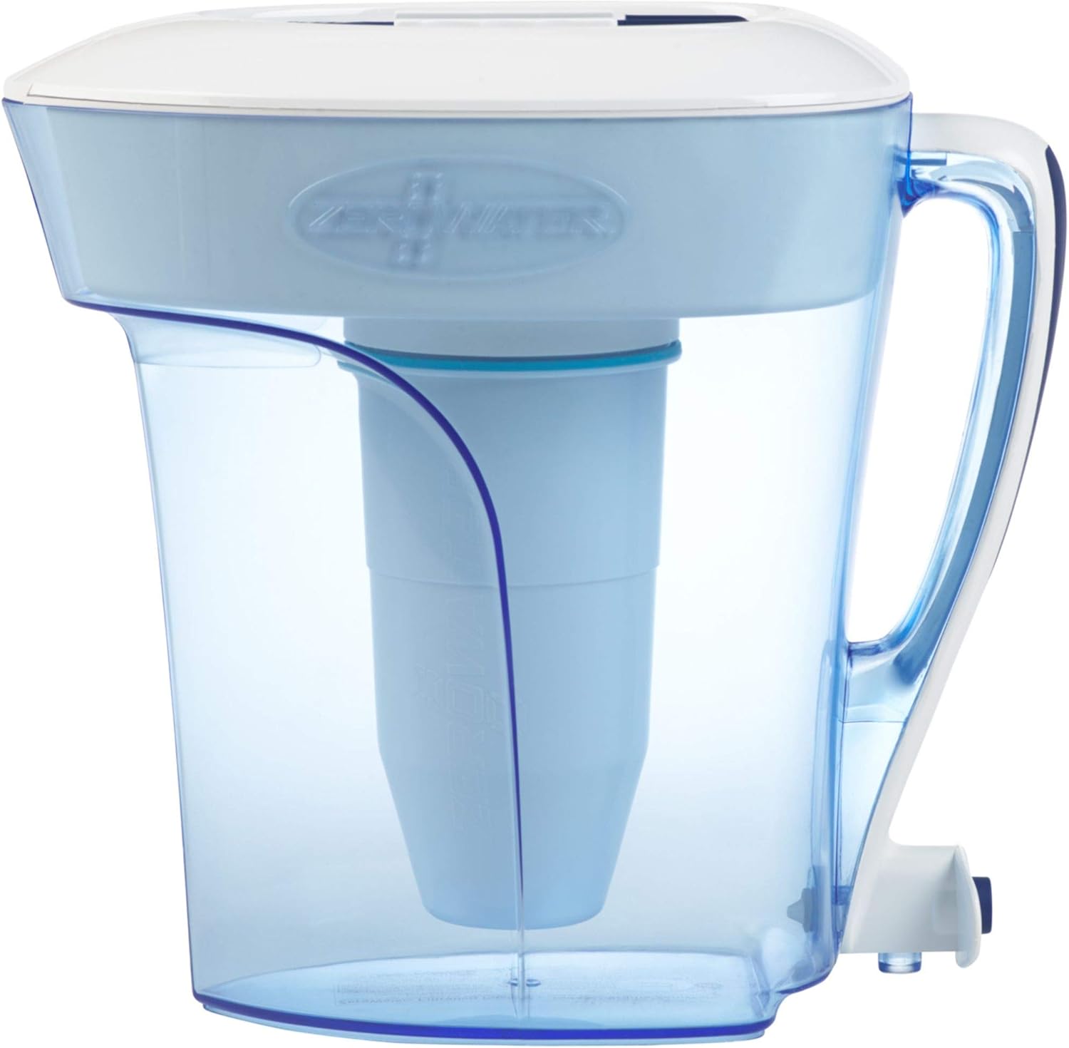 ZeroWater ZP-010, 10 Cup Water Filter Pitcher with Water Quality Meter: Pitcher Water Filters: Kitchen & Dining