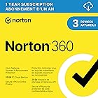 Norton 360, 2026 Ready, Antivirus software for 3 Devices, 1-Year Subscription - Includes VPN, Password Manager and PC Cloud B