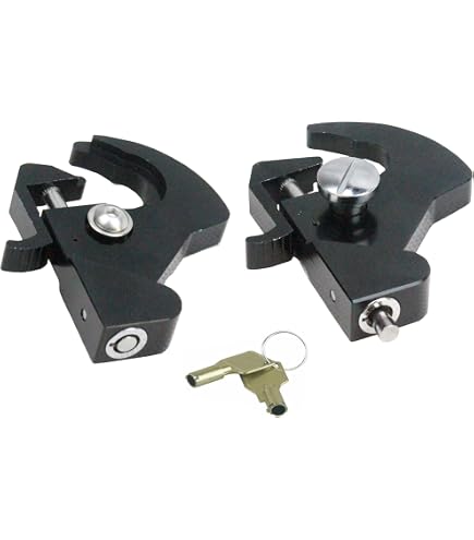 Detachable Sissy Bar Luggage Rack Latch Clip Kit – Mount For Harley Touring, Chrome