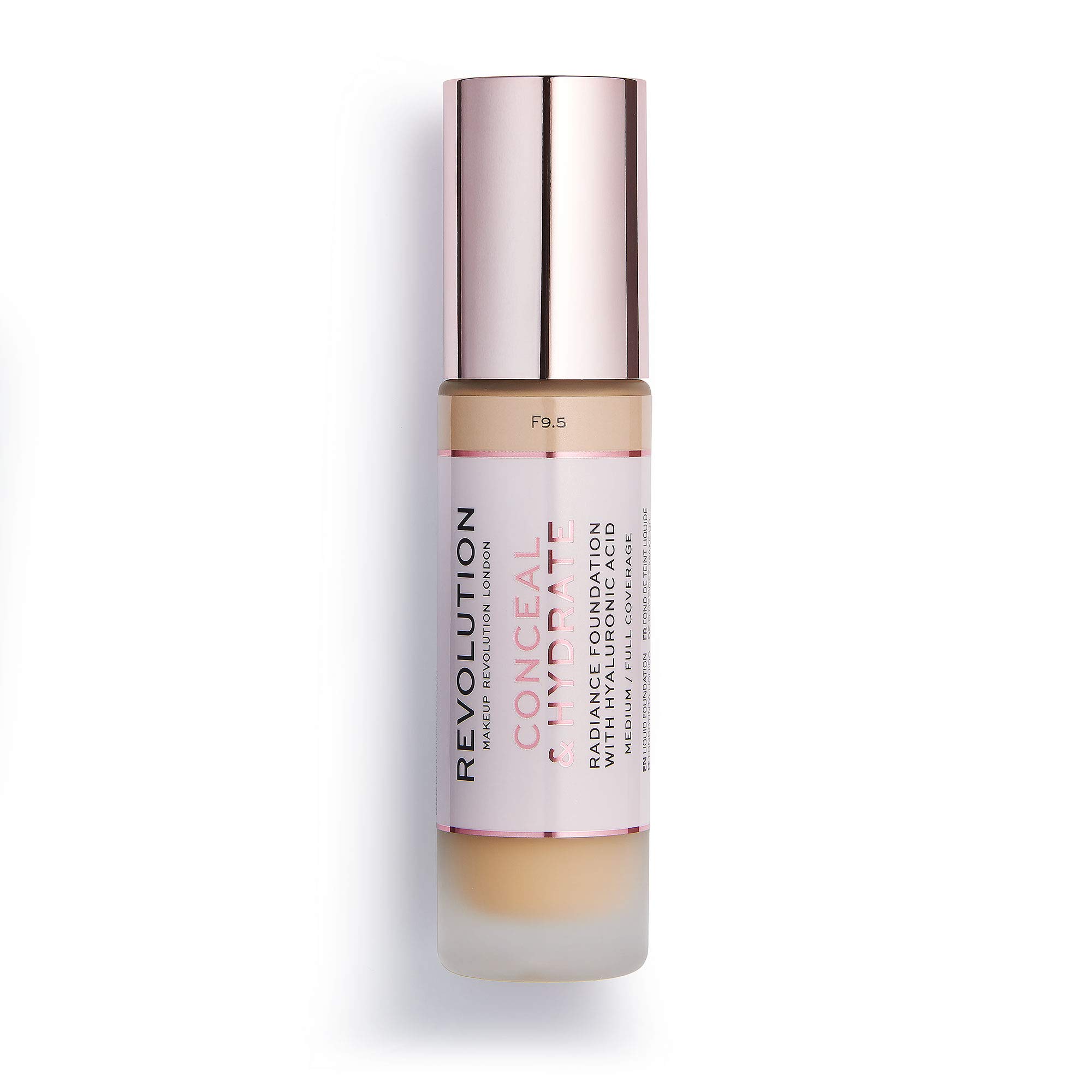 Makeup Revolution, Conceal & Hydrate, Foundation, F9.5, 23ml