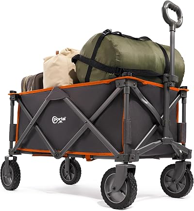 Portal Festival Camping Trolley Cart Folding Beach Wagon 100KG Capacity