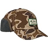 Drake Waterfowl Men's MST Flap Cap, Warm Fleece-Lined Winter Hunting Hat w/Sherpa Fleece Lined Fold Down Ear Flaps, One Size