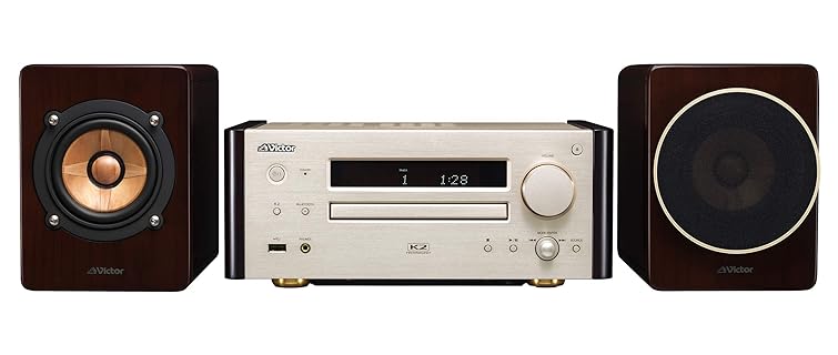 Victor コンパクトコンポ ハイレゾ音源再生/Bluetooth対応 ウッドコーンシリーズ EX-HR99