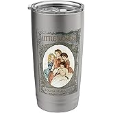 Little Women Louisa May Alcott Vintage Book Cover Stainless Steel Insulated Tumbler