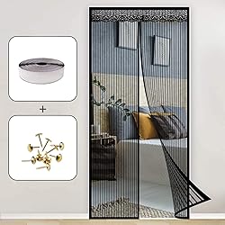 GOUER Magnetic Screen Door, 130x230cm High Density