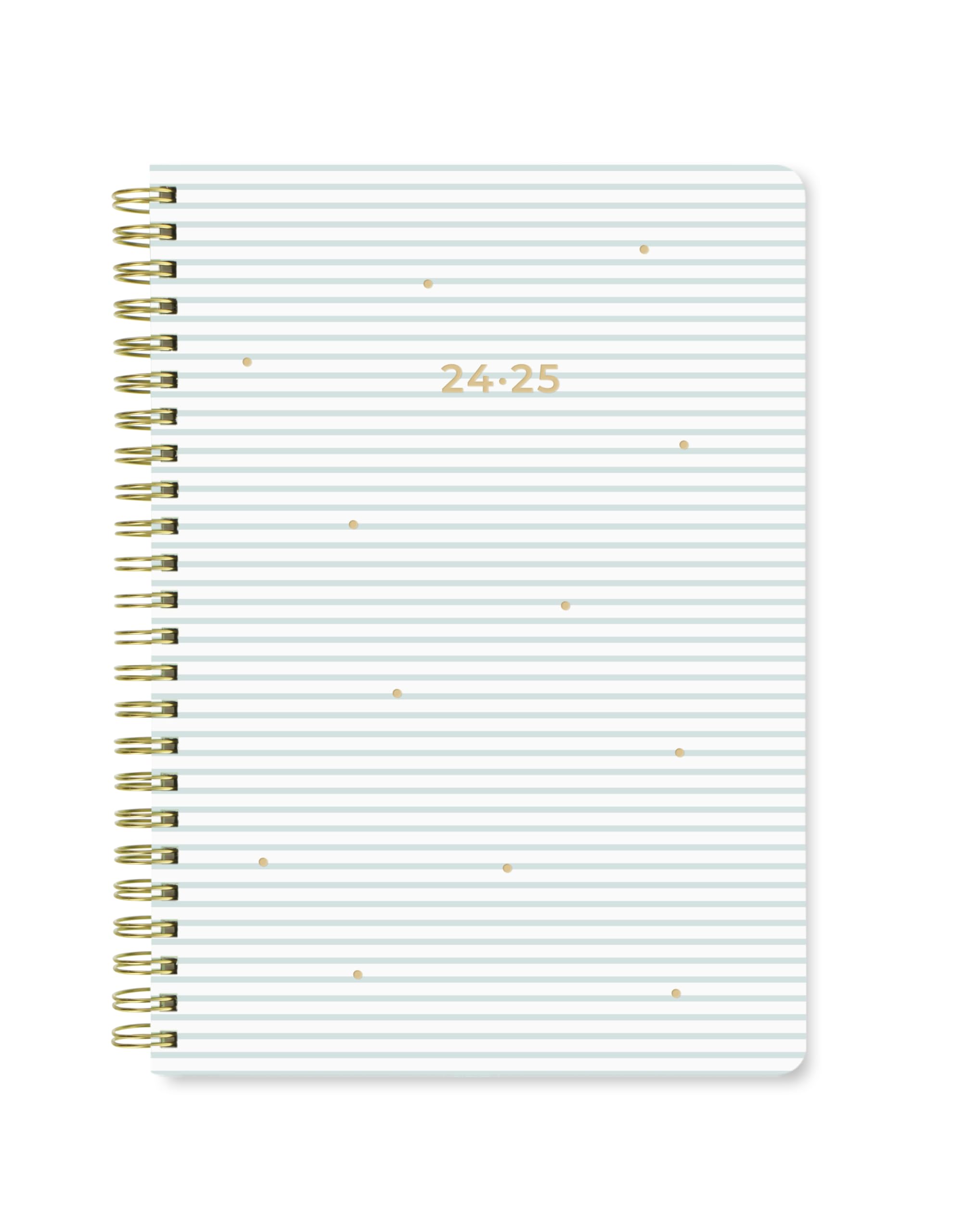 Letts of London Stripes A5 Academic 2024/2025 week to view diary - Sky