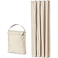 Amazon Basics Portable Blackout Curtain Shade with Suction Cups, 50" x 78", 1-Pack, Beige