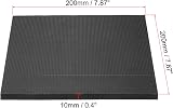 PATIKIL 2 Rubber Anti-Vibration Pads 7.87"x7.87"x0.4" for HVAC Air Conditioner view 2