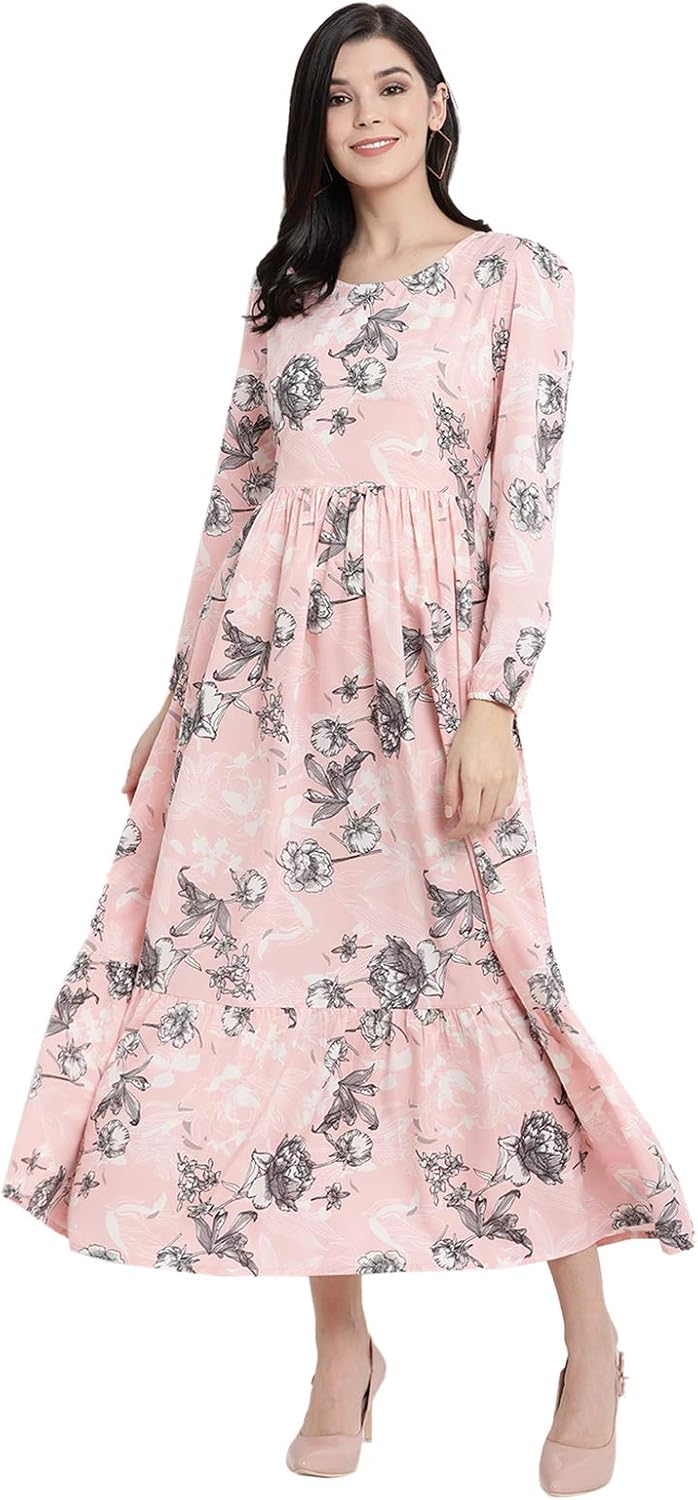 Buy THE VANCA Synthetic aline Dress at Amazon.in