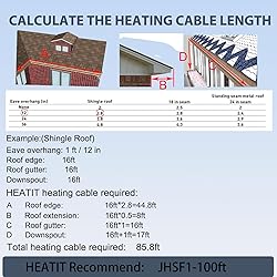 HEATIT JHSF1 Self Regulating Pre-Assembled Heating