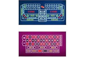 BALIKEN 36 x 72 Inches Roulette Table & Craps Table Top Casino Felt Professional Grade Mat