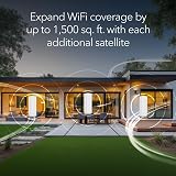 NETGEAR Orbi 370 Add-on Satellite RBE370 Dual-Band WiFi 7 Mesh Extender 1500 sq view 4