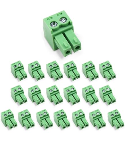 10 Pcs Pitch 3.81 Mm 3 Way/Pin Tornillo Bloque De Terminal Conector W/straight-pin Color Verde Pluggable Tipo Skywalking