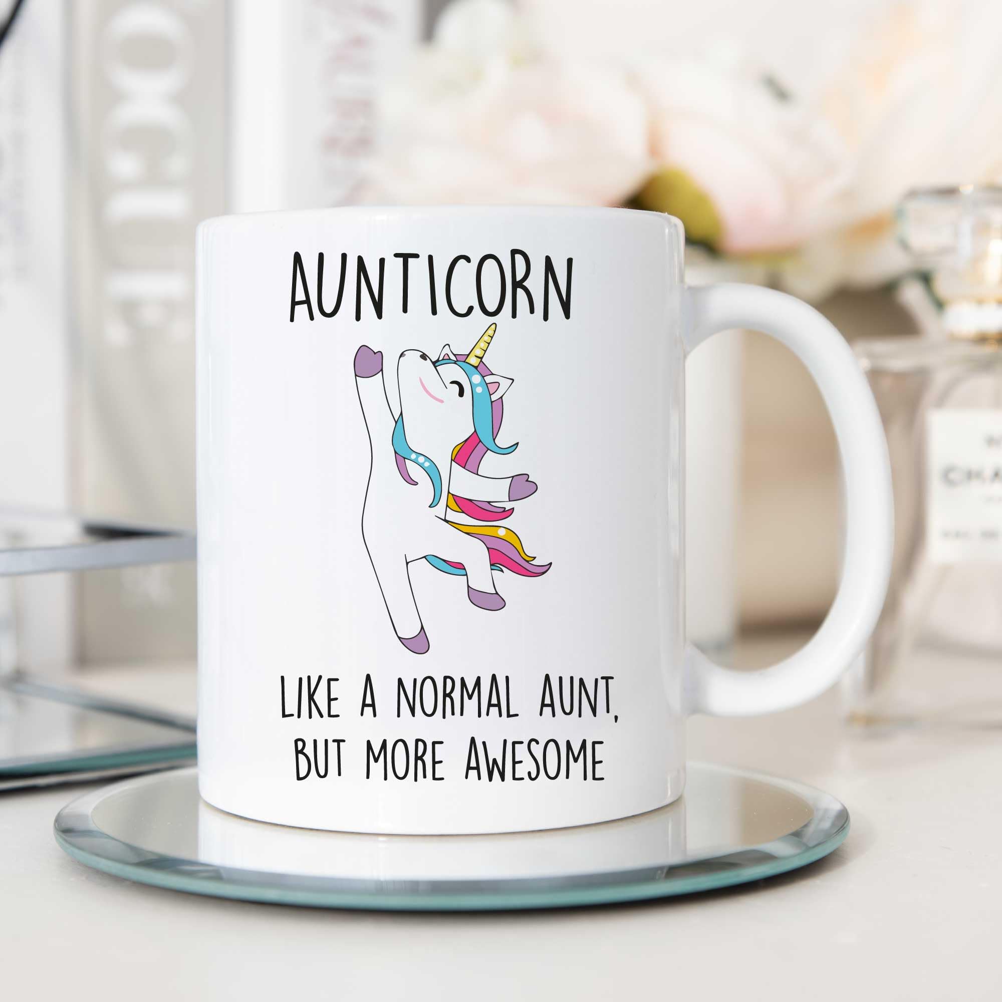60 Second Makeover Limited Aunticorn Mug - Best Auntie Birthday Gifts, Awesome Funny Aunt Present, Christmas for Aunt, Unique Aunty, Perfect Auntie Presents
