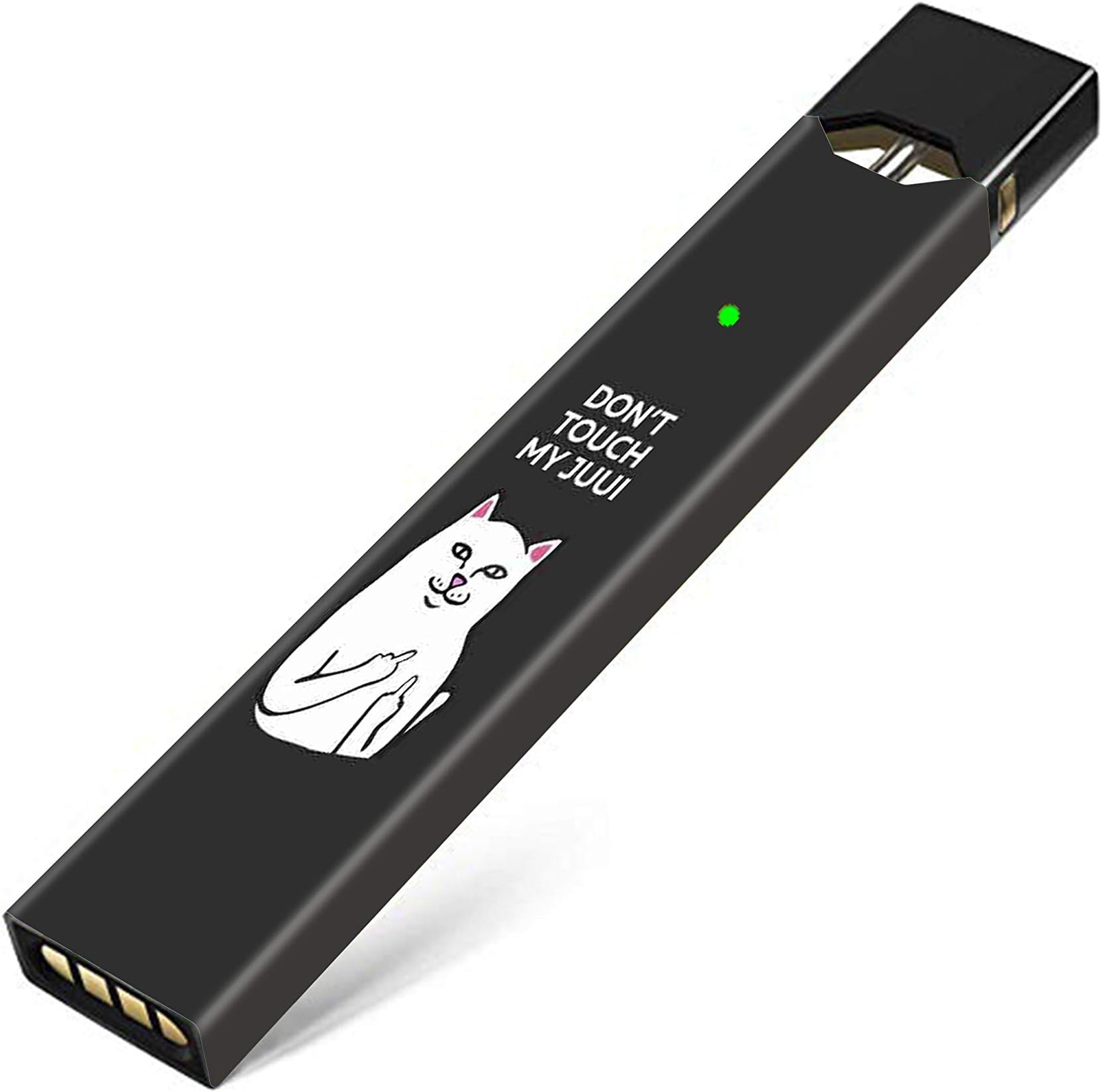 Skin Decal Vinyl Wrap for JUUL Vape Stickers Skins Cover (Dont Touch My Juul cat)