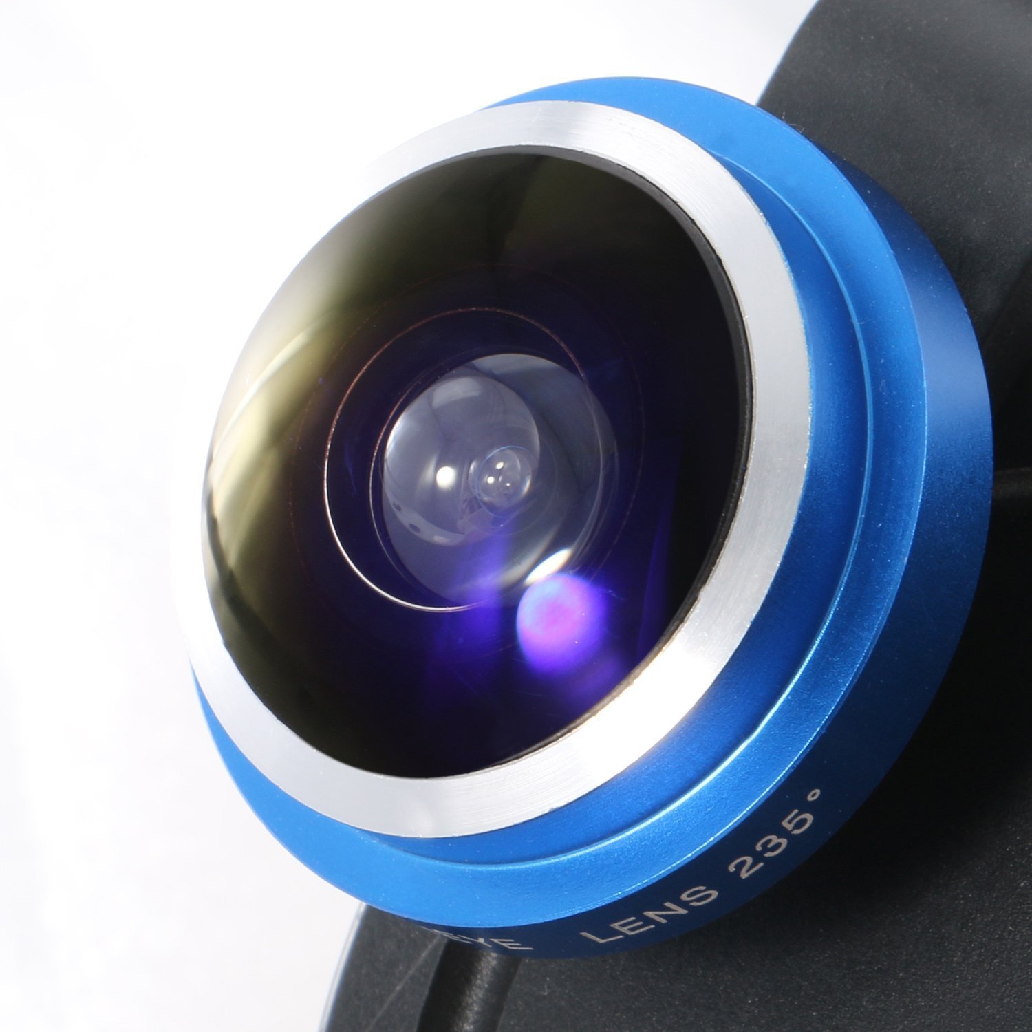 Mactrem 235° Fisheye Smartphone Lens, Works with Most Smartphones, for iPhone 7/7 Plus/6/6s/6s Plus/5/5s/4/SE/Samsung S7 S6 S5 HTC Huawei