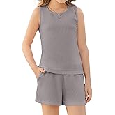 blibean Girls Summer Clothes Sets Kids Tank Tops Shorts Thread Outfits Size 6-16 Years