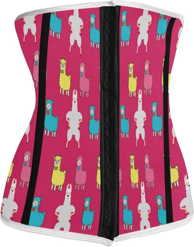 Amazon.com: Waist Trainer for Women Llama Alpaca Pattern Cute Printed