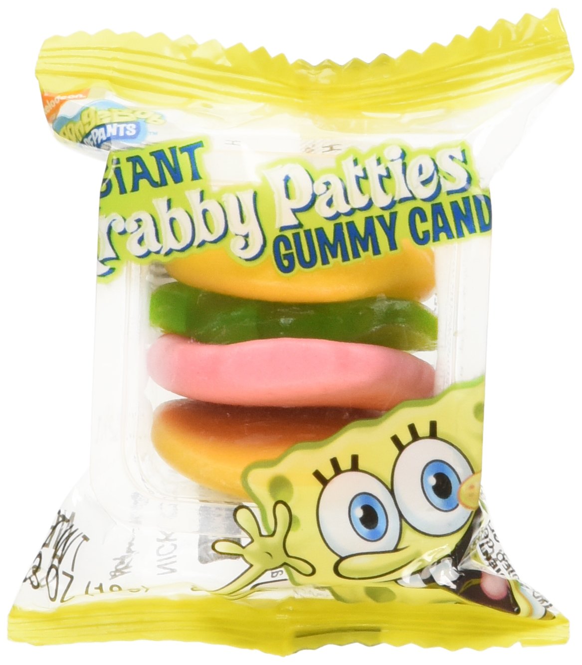 SpongeBob Squarepants Giant Gummy Krabby Patties 0.63 OZ