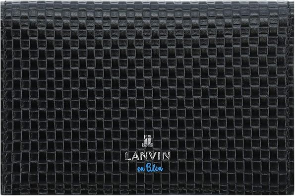 Amazon ランバンオンブルー 名刺入れ エスパス メンズ 本革 牛革 01 ブラック Lanvin En Bleu ランバンオンブルー 名刺入れ