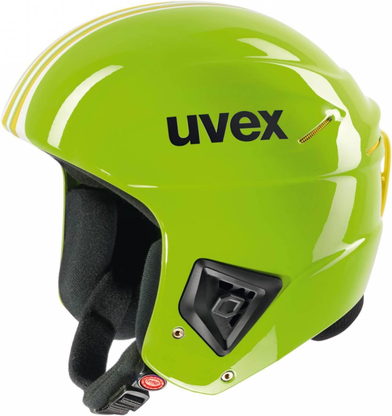 uvex race+ Racing Ski / Ski Jumping Helmet / Light Green Yellow