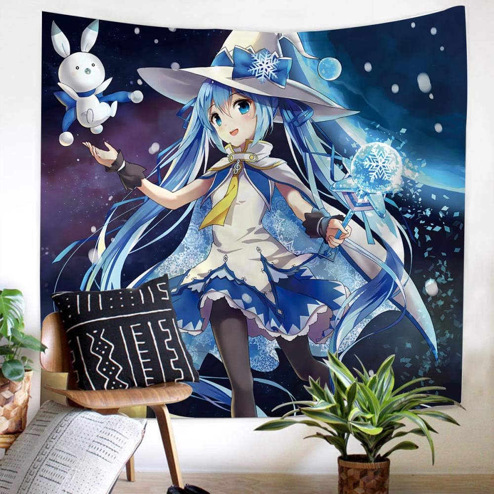 Tapestries For Bedroom, Anime Beautiful Girl Tapestry Background Cloth