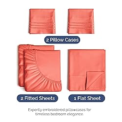 Split King Size 5 Piece Sheet Set - Comfy