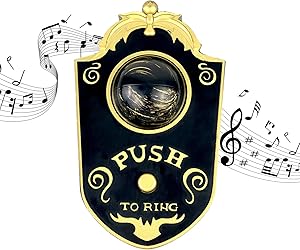 Deloky Halloween Lightup Eyeball -Animated Lightup Talking Eyeball Doorbell for Halloween Door Bell, Halloween Party & Haunted House Decoration