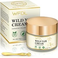 Wild Yam Cream for Women 4 Ounce – Skincare Cream with Natural Ingredients, Lightweight and Nourishing, Includes Applicator