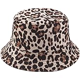 Joylife Animal Print Bucket Hat Novelty Pattern Sun Hats Reversible Packable Fishing Cap for Women, Men