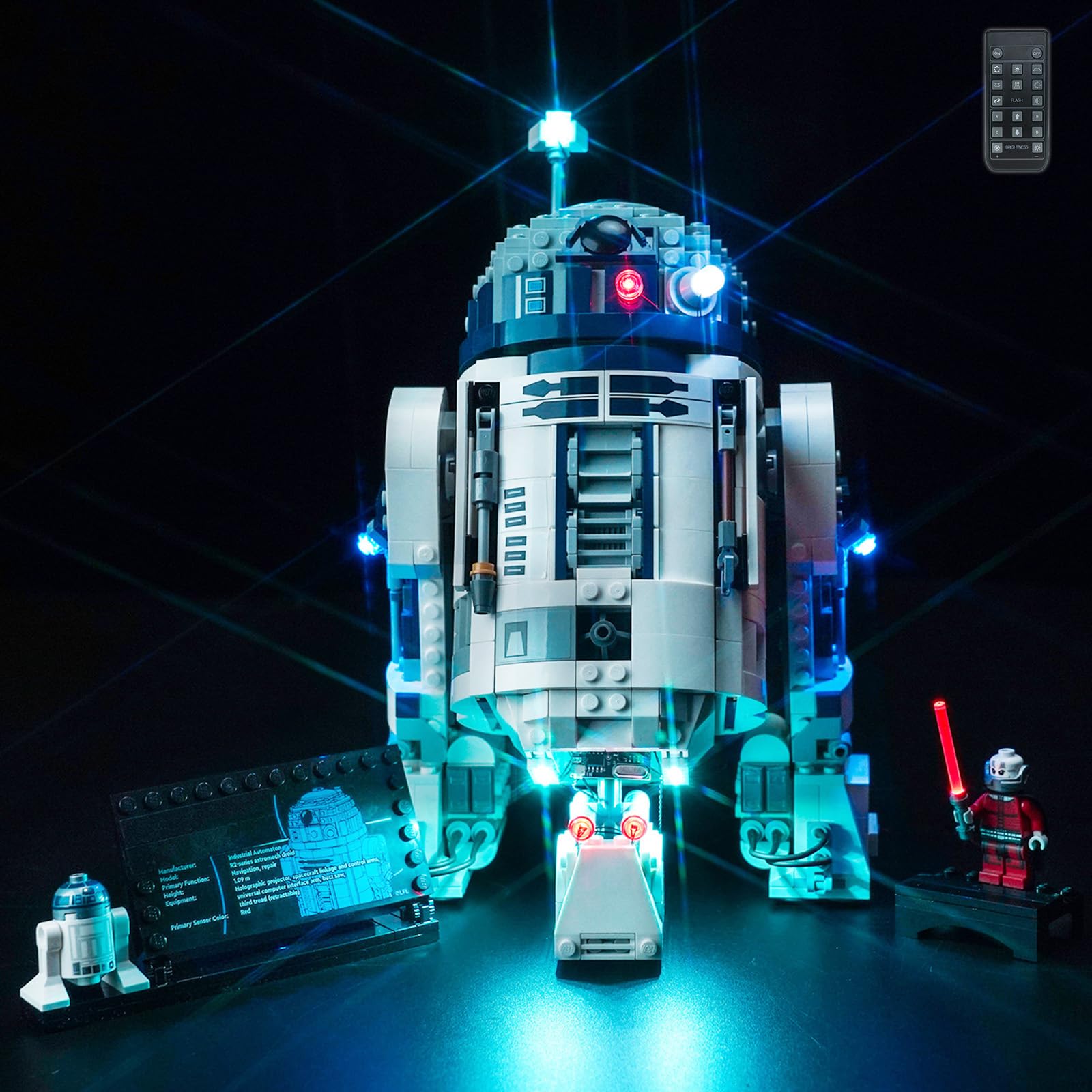 Light Kit for Lego R2-D2, Lighting Set for Lego 75379 Star Wars R2-D2 - Not Include Models, Just Light Kit (Remote Control Version) — image 1